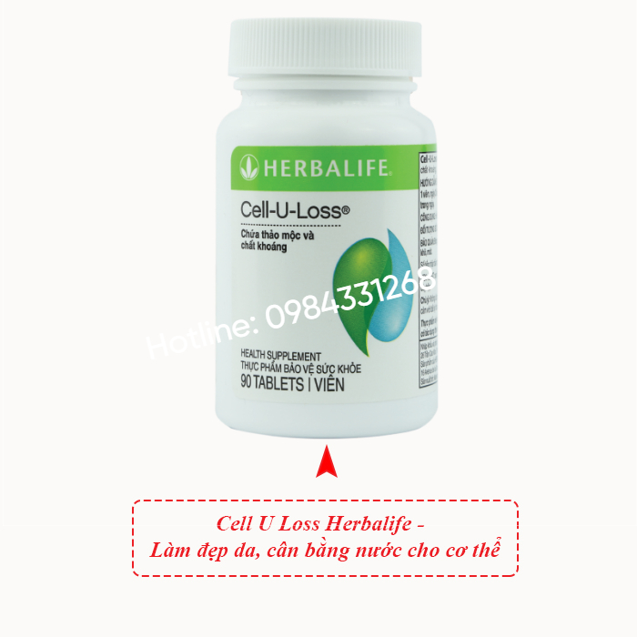 Bao bì của Cell U Loss Herbalife Benefits
