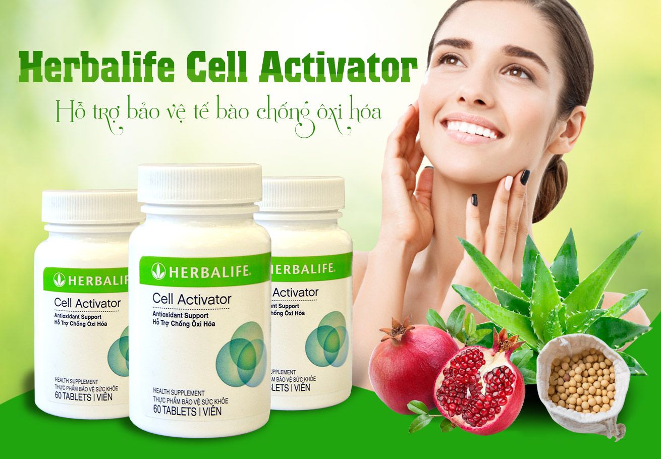 Viên uống Cell Activator Herbalife - Hỗ trợ bảo vệ chống oxi hóa
